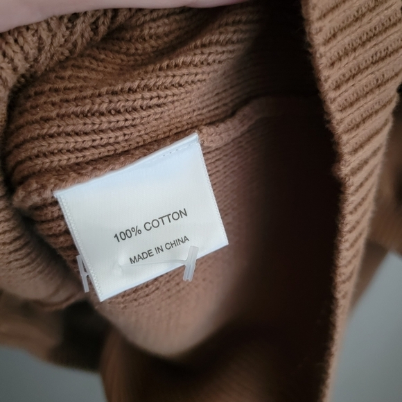 Mr. Mittens Buttoned Maxi Cardigan in Brown Sugar OS - Picture 4 of 7